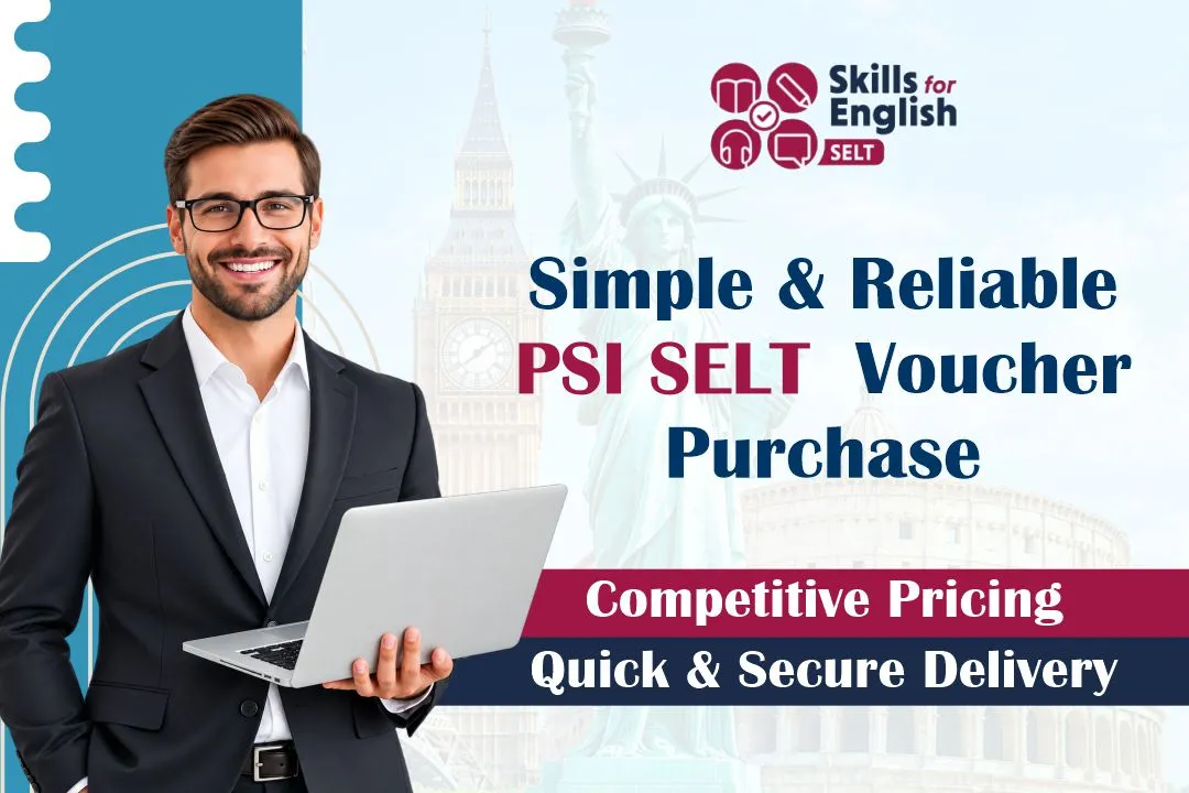 PSI SELT UKVI exam voucher